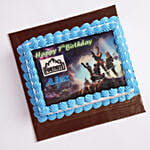 Fortnite Birthday Truffle Photo Cake