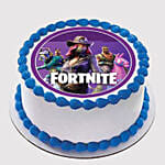 Fortnite Round Photo Red velvet Cake