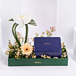 Fossil Brown Leather Watch And Bracelet Set