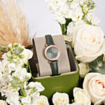 ساعة يد فوسيل كارلي روز جولد برو مع بوكس ورد