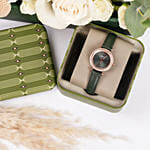 ساعة يد فوسيل كارلي روز جولد برو مع بوكس ورد