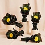 Gerberas Bouquet Set Of 5 For Teacher