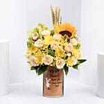 Get Well Soon Message Flowers Arrangement