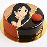 Ghibli Dream Choco Photo Cake