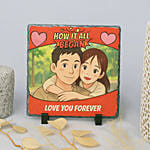 Ghibli Style Love You Forever Personalised Frame