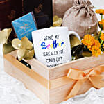 أخي العزيز | سلة هدايا وورد