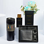 Gift Hamper For Him With Swiss Arabian Shaghaf Oud Aswad