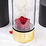 Gift of Love Red Forever Rose in Premium Vase