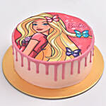 Glamouricious Barbie Marble Cake 8 Portion