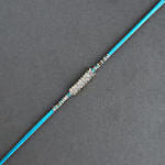 Glittering Grandeur Rakhi N Sweet Combo