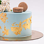 Golden Horizon Retirement Marble Cake