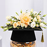 Graduation Hat Flowers And Chocolates