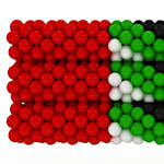 Grand UAE FLag Balloon Arrangement 450 pcs