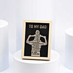 Gratitude For Dad Frame