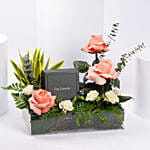 Guy Laroche Bangle With Floral Arrangement