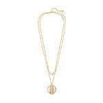 Guy Laroche Mop Crystals Necklace For Her