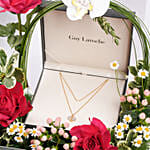 Guy Laroche Mop Crystals Necklace For Her