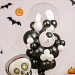 Halloween Skeleton Balloon Tower