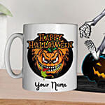 Halloween Skeleton Caricature And Mug