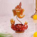 Handcrafted Ganesha Tealight Holder
