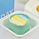 Happy Birthday Lunch Box Chocolate Cake with Lucky Bamboo