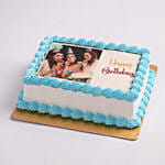 Happy Birthday Photo Cake- Truffle 1 Kg