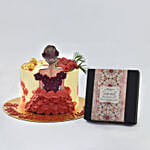 Happy Birthday Princess Red Velvet Cake and Mirzam Chocolates