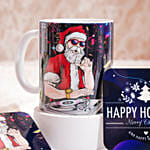 Happy Holidays Mug And Coaster