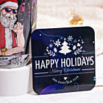 Happy Holidays Mug And Coaster