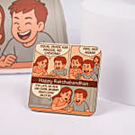 Happy Raksha Bandhan Mug and Cushion Set