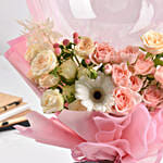 Happy Teachers Day Bouquet With Balloon