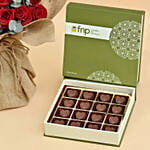 Heart and Roses Bouquet With Chocolates