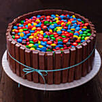 M&M And Kitkat Cake 4 Portion