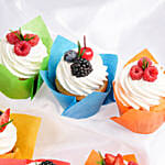 كب كيك بالفانيليا | 6 قطع