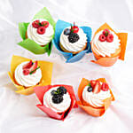 كب كيك بالفانيليا | 6 قطع