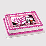 Hello Kitty Photo red Velvet Cake