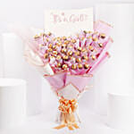 Its A Girl Rocher Bouquet