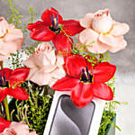 Iphone 15 Pro 128 GB White Titanium Gift with Flowers & Chocolates