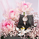 Kenneth Cole Watch For Her With Floral Arrangement