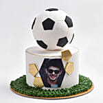 Kickoff Vanilla Photo Cake