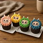 Labubu Colorful Cupcakes