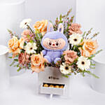 Labubu Rose arrangement