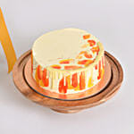 Lilies and Roses Beauty Flowers Vase and Cake