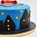 Man Of Steel Surprise Vanilla Cake