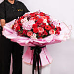 Love Medley Valentines Flower Grand Bouquet
