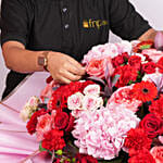 Love Medley Valentines Flower Grand Bouquet