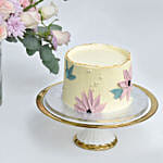 Love Mom Flowers Arrangement With Cake