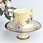 Love Mom Flowers Arrangement With Cake