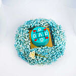 Love You Dad Cake And Flower Tray