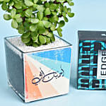 Love You Dad Jade Plant with Perfume